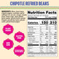 Somos Chipotle Refried Black Beans - Gluten Free, Non-Gmo, Vegan & Microwavable Meals Ready To Eat - Delicious, Healthy & Conven