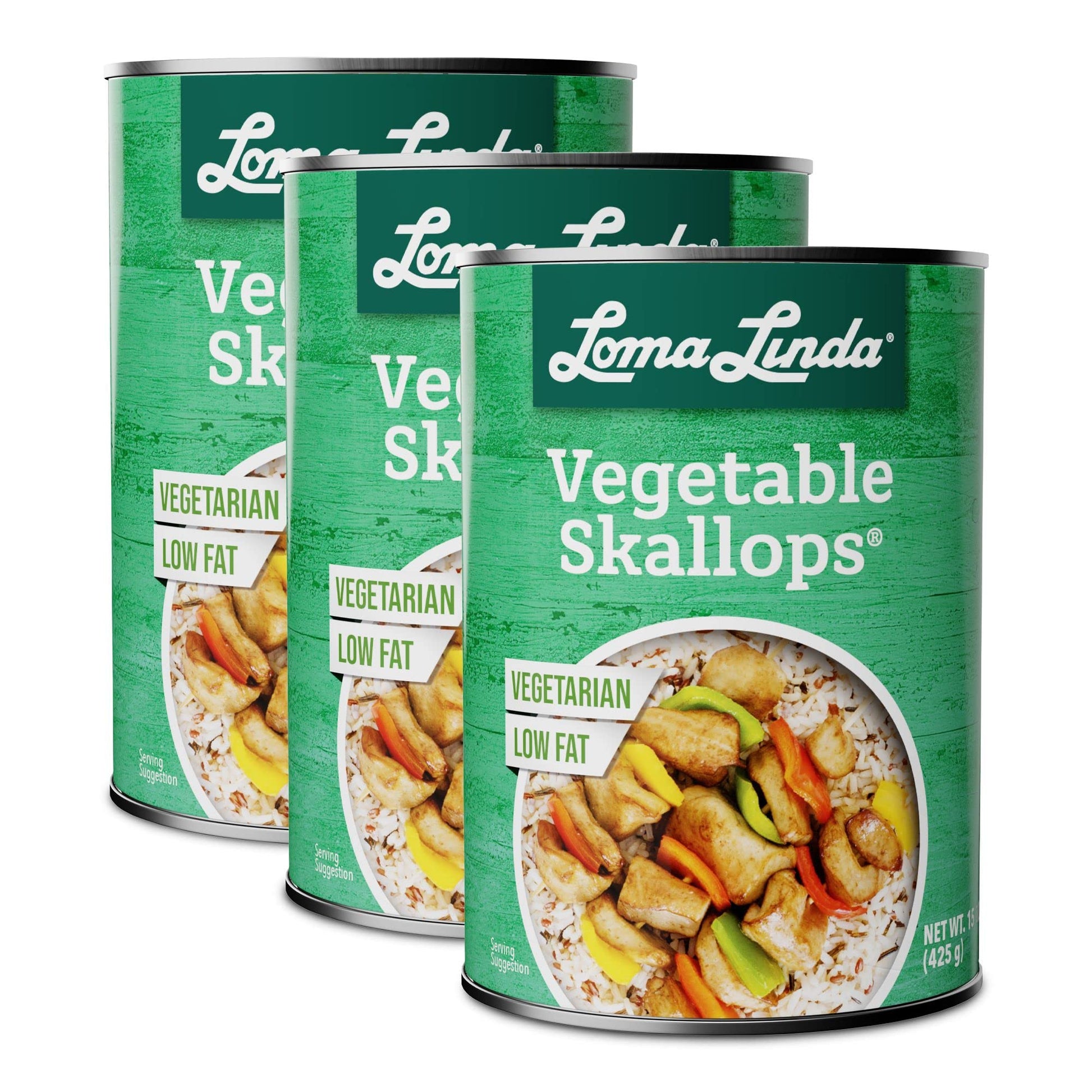 Loma Linda - Plant-Based - Vegetable Skallops (15 Oz.) (Pack Of 3)