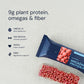 Blueprint Bryan Johnson Macadamia Nut Protein Bar - 9G Plant Protein, Low Carb & Sugar - Raspberry - 12 Count Pack