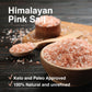 The Spice Lab Himalayan Pink Salt & Tellicherry Peppercorns - Salt And Pepper Combo - Gourmet Kilo Coarse Pink Salt And 1 Lb Who