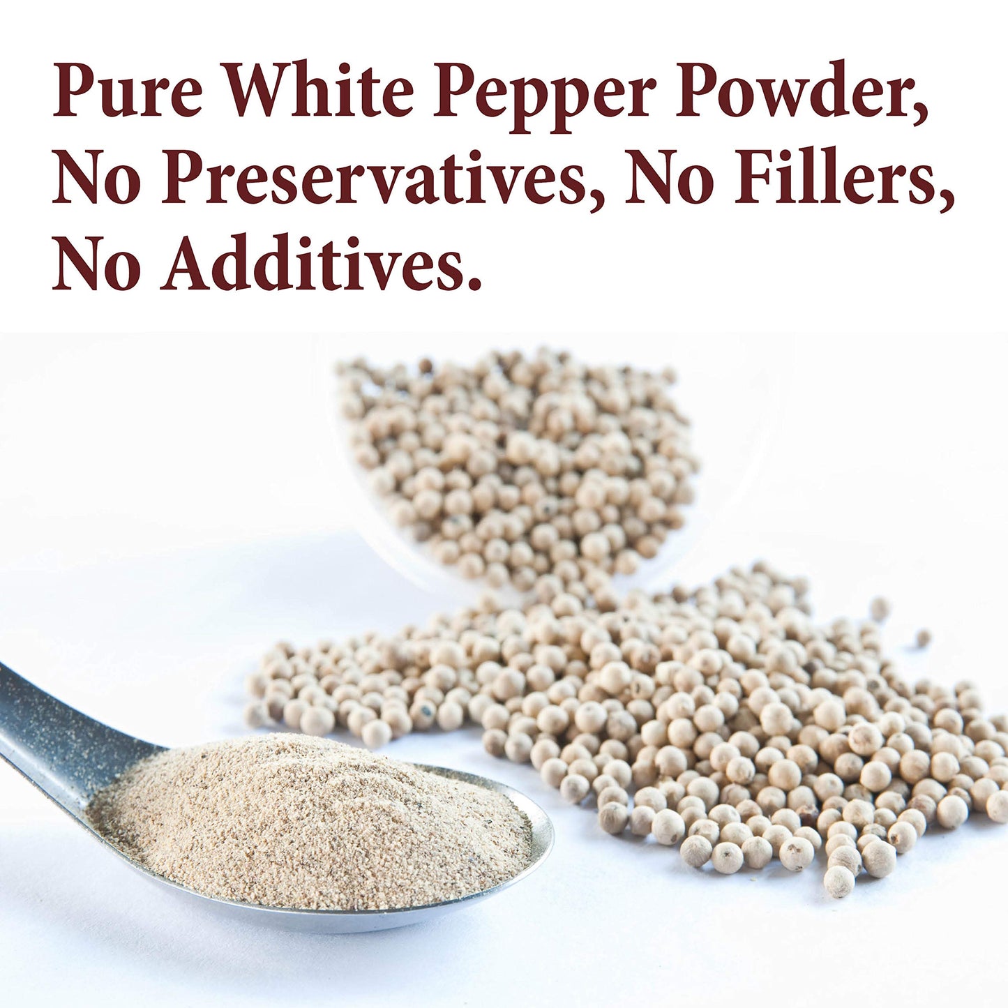 The Spice Way Ground White Pepper - (4 Oz) Pure Pepper Powder