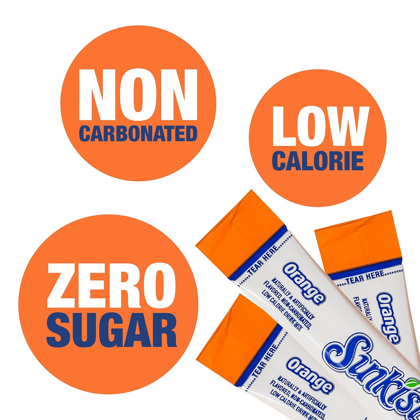 SINGLES TO GO! Sunkist Soda Variety Pack, 30 Count, Orange, Strawberry, G , Peach Flavors