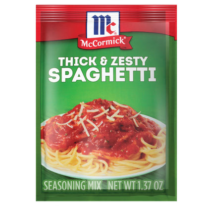 McCormick Thick & Zesty Spaghetti Sauce Mix, 1.37 oz