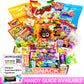 Shogun Candy, 40Pcs Japanese Snacks And Japanese Candy, Popin Cookin Japanese Snack Box, Kawaii Dagashi Box, (Hime(Gluten Free))