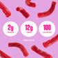 Smartsweets Red Twists, 1.8Oz (Pack Of 6), Licorice Gummy Candy With Low Sugar (2G), Low Calorie (110), No Artificial Sweeteners