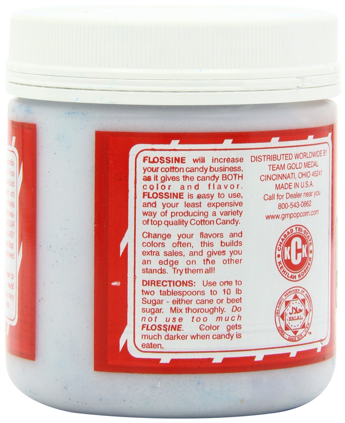 Gold Medal Flossine Can, Blue Raspberry