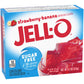 Jell-O Strawberry Banana Gelatin Dessert Mix, Sugar Free, 0.3 oz Boxes, 24 ct Pack