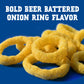 Andy Capps malt-inspired Battered Onion Rings, Baked Oat and Corn Snacks, 2 oz. Pack of 12