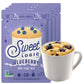 Sweet Logic Keto Dessert Mug Cake Mixes - Blueberry Muffin - Low Sugar - Gluten-Free - Low Carb - Diabetic-Friendly Sweets - Natural Ingredients - High Protein - Delicious Keto   (4 Pack)