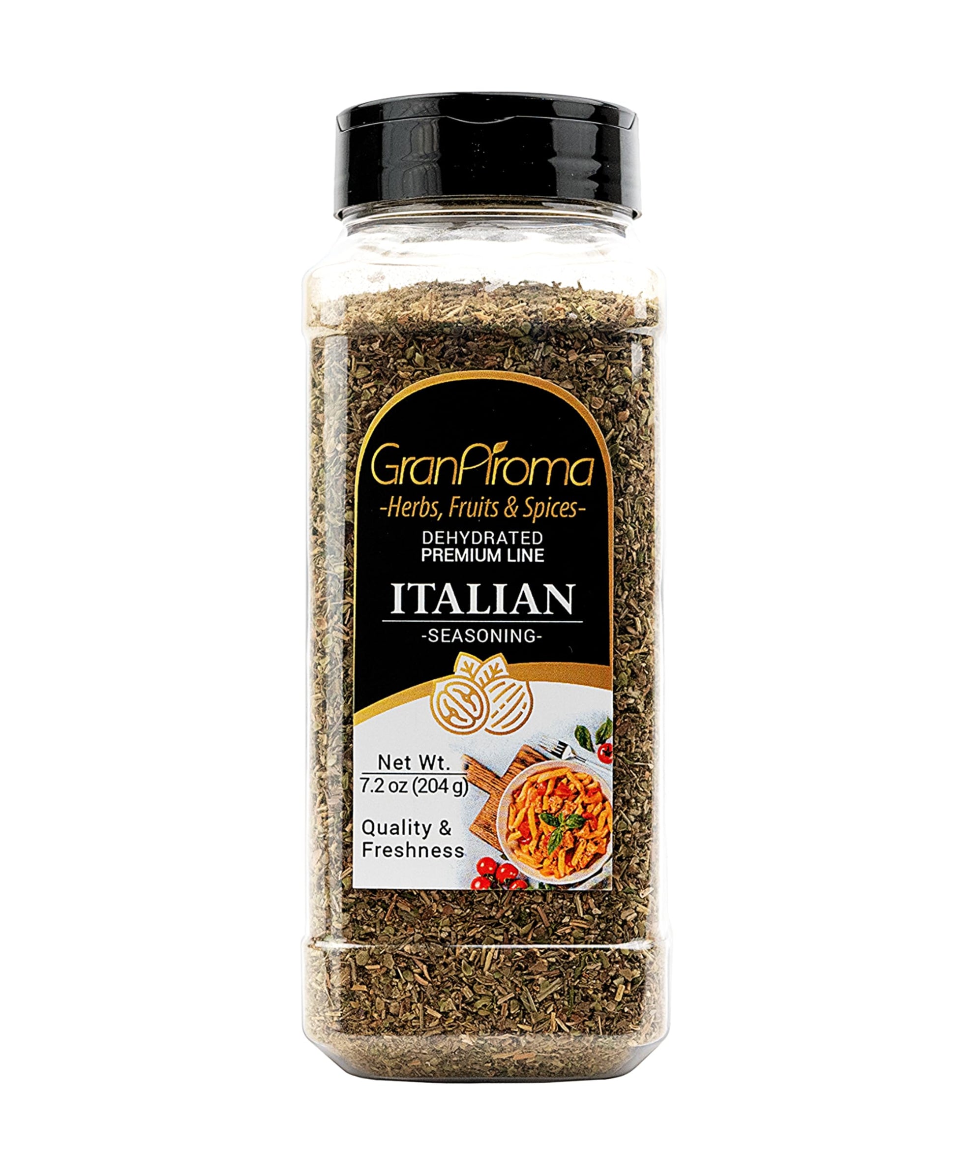 GranAroma Italian Seasoning, Aromatic Spice Blend, Italian Cuisine, Versatile Flavor (7.2 Ounce)