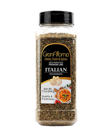 GranAroma Italian Seasoning, Aromatic Spice Blend, Italian Cuisine, Versatile Flavor (7.2 Ounce)