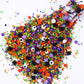 Halloween Sprinkles for Cake Decorating, 3.52oz Purple Sprinkles, Eyeball Sprinkles, Pumpkin Sprinkles, Cupcake Sprinkles, Bakin
