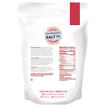 Sherpa Pink Himalayan Salt - 5 lb. Bag Coarse Grain - For Grinders and Salt Mills