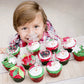 24 Pcs Snowflake Cupcake Toppers Glitter Winter Theme Snowflake Cupcake Picks Baby Shower Kids Birthday Christmas Party Cake Dec