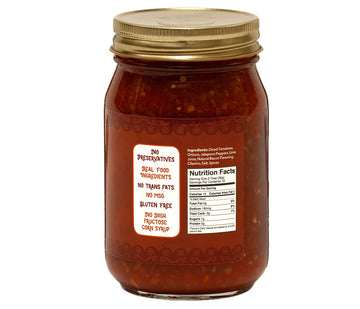 Green Jay Gourmet Bacon Salsa - Medium Heat Salsa With Natural Bacon & Jalapeno Peppers - Gourmet Salsa Dip With No Preservative