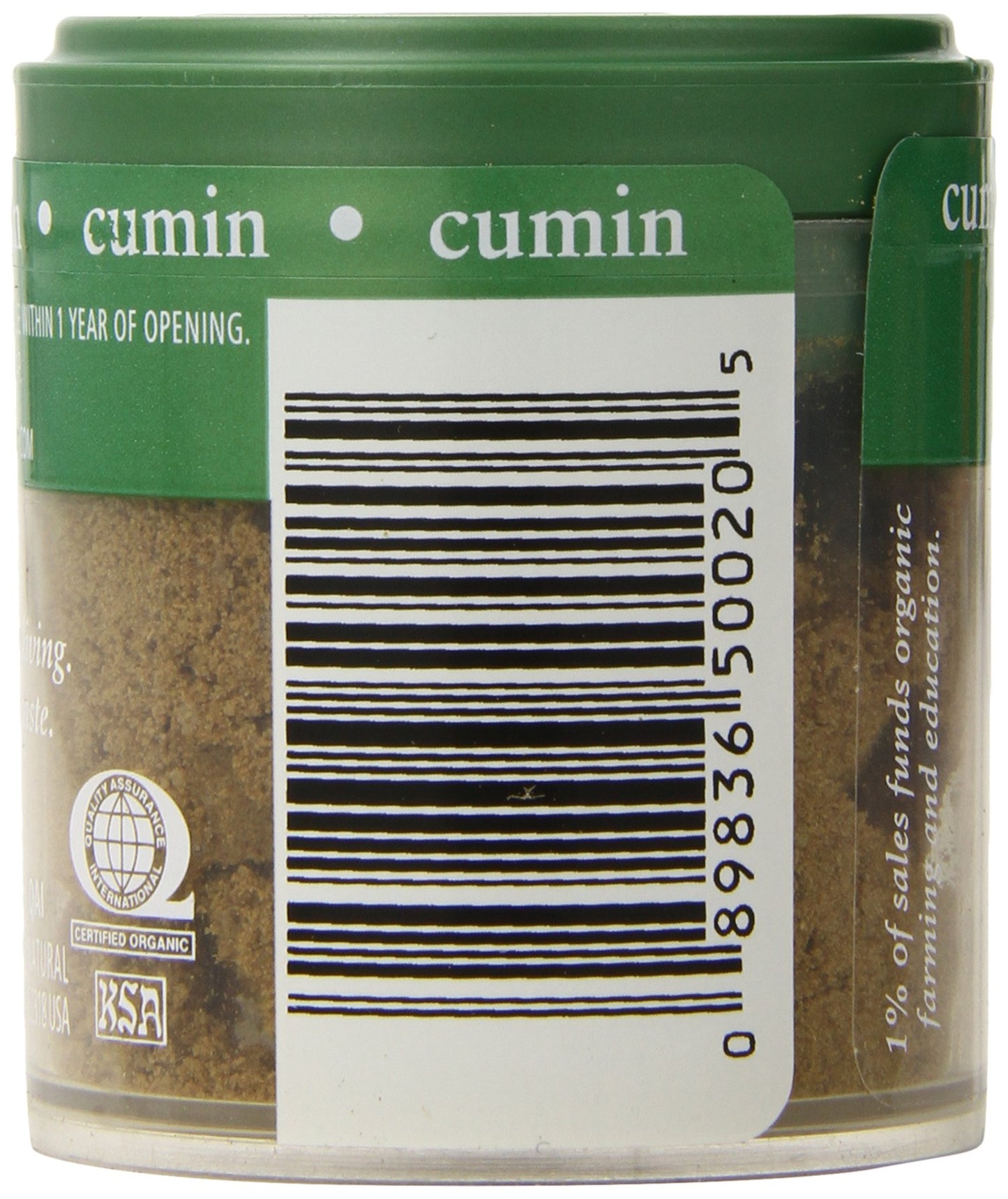 Simply Organic Ground Cumin Seed, Certified Organic | 0.46 Oz | Cuminum Cyminum L.