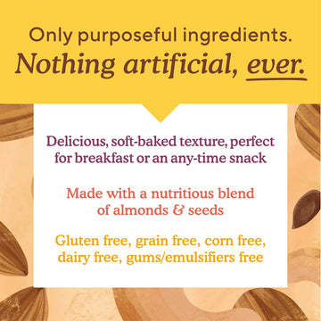 Simple Mills Almond Flour Snack Bars, Dark Chocolate Almond - Gluten Free, Made With Organic Coconut Oil, Breakfast Bars, Health