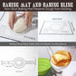 BICRET Sourdough Starter Kit – Complete Baking Supplies, 2 Silicone Proofing Baskets, Baking Mat, Green, Model FJ-3-4C