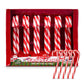 Christmas Candy Canes 12 Pack - Classic Red & White Peppermint Cane Sticks Individually Wrapped - Bulk Christmas Candy For Holiday  , Decorations, Stocking Stuffers & Gifts