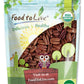Food to Live Organic Dry Roasted Pecan Halves with Himalayan Salt, 8 Oz Non-GMO, Oven Roasted Lightly Salted Nuts, No Oil Added,