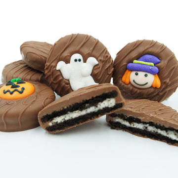 Philadelphia Candies Milk Chocolate Covered OREO Cookies Halloween Assortment, 8 Ounce