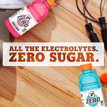 Gatorade Zero Sugar Thirst Quencher, Glacier Freeze, 12 Ounce (Pack Of 24)