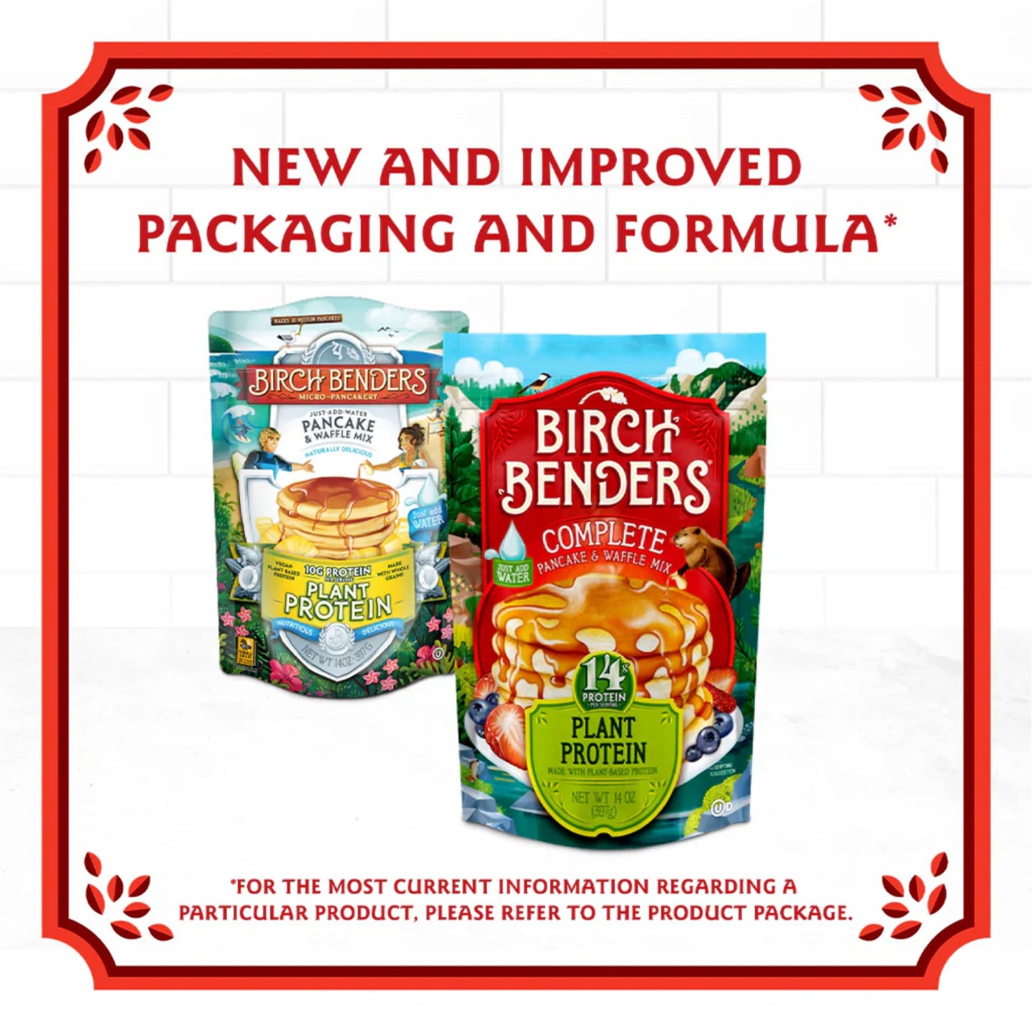 Birch Benders Plant Protein Pancake & Waffle Mix, 14 Oz