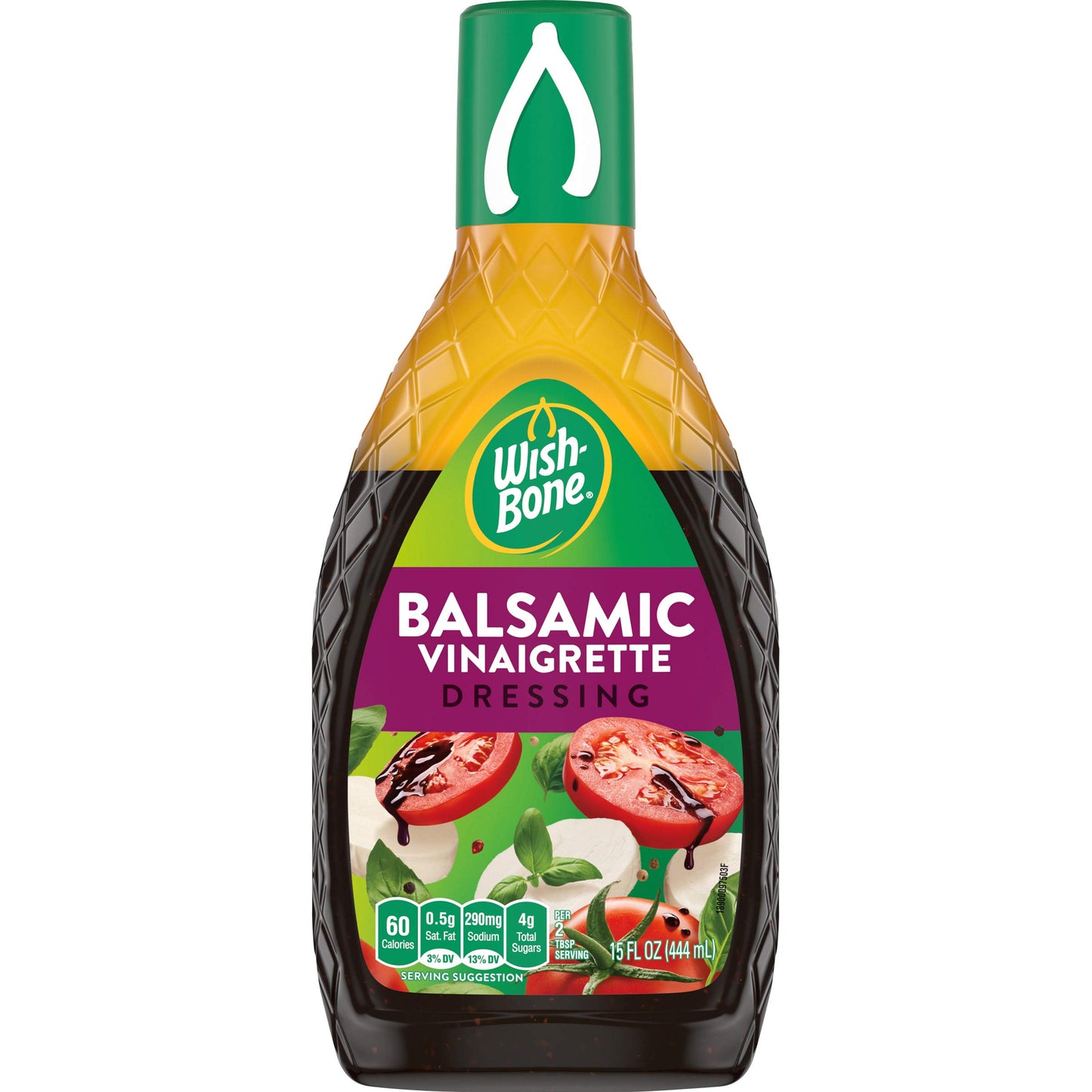 Wish-Bone Balsamic Vinaigrette Dressing, 15 Fl Oz, Pack of 1, Balsamic Flavor