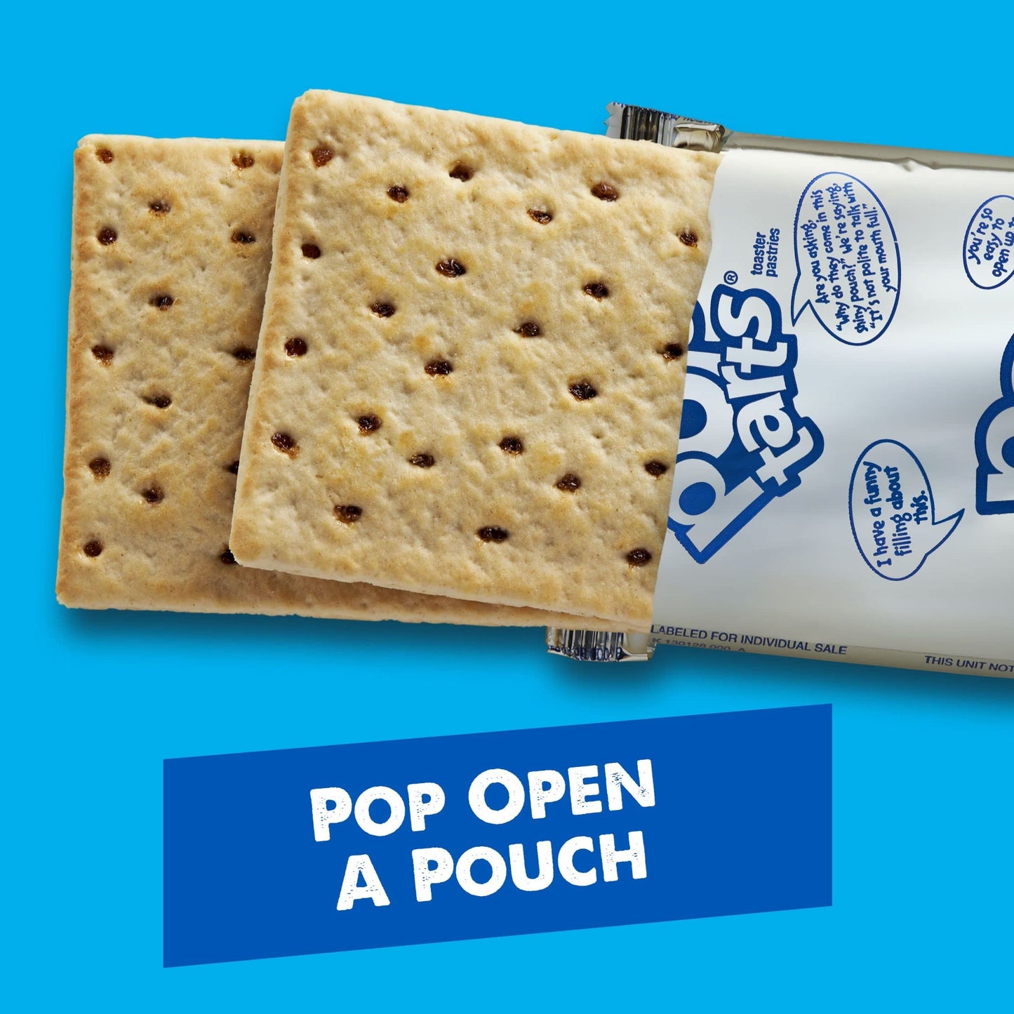Pop-Tarts Toaster Pastries, Breakfast Food And Kids Snacks, Unfrosted Brown Sugar Cinnamon, 10.15Lb Case (96 Count)