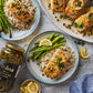 Mina Capers Non Pareil 7 oz, Perfect Mediterranean Seasoning or Garnish, Moroccan Capers Jar, Made with only Capers, Water, Vine