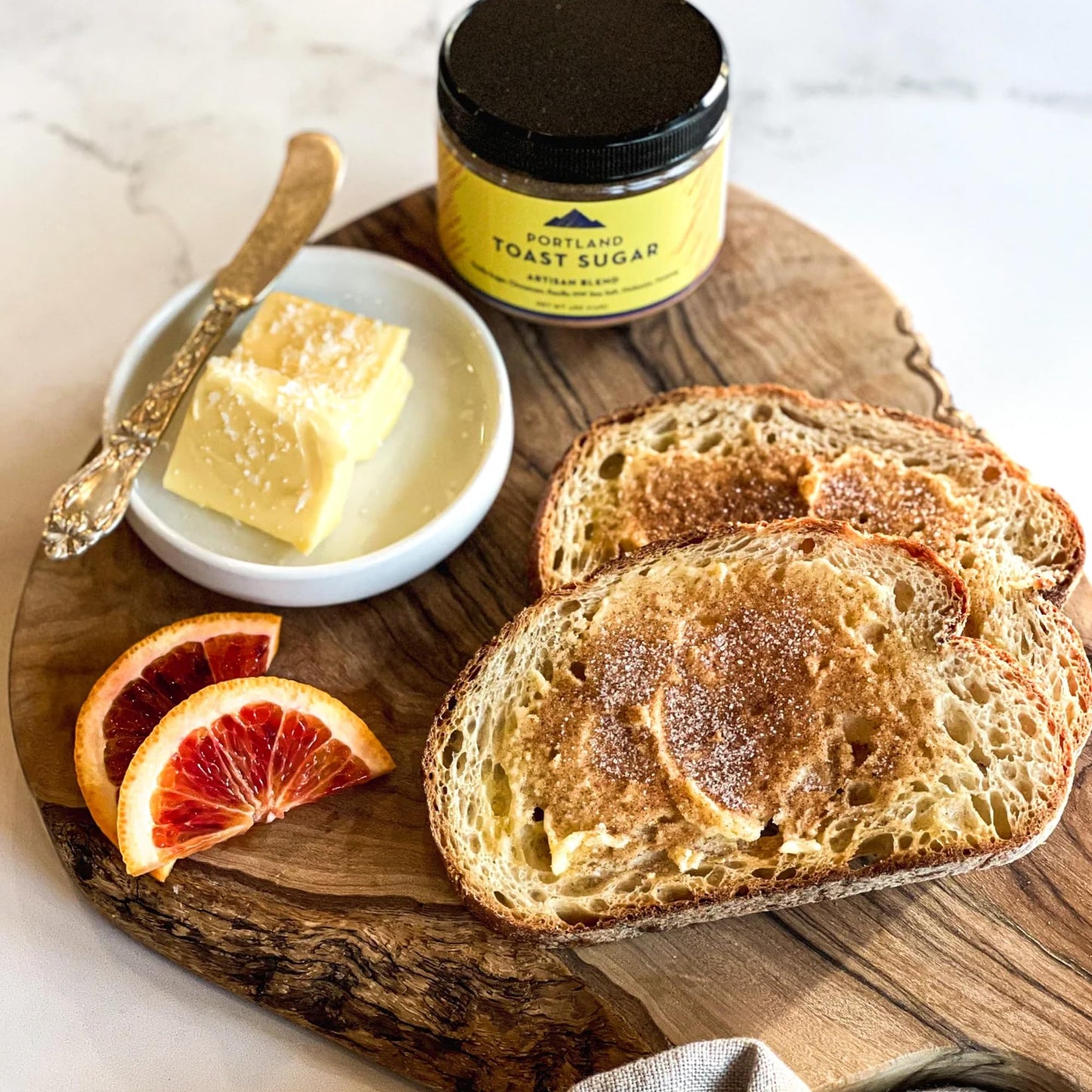 Portland Salt Co. Toast Sugar Spice Blend W/Vanilla Sugar, Cinnamon & Sea Salt - Signature All-Purpose Seasoning, Breakfast Or D