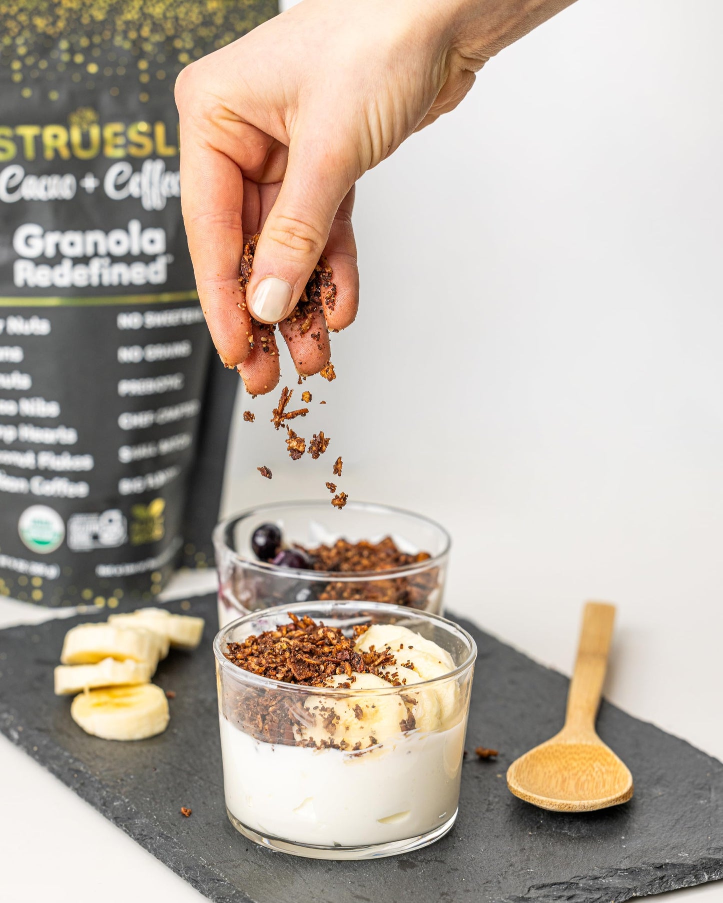 Struesli Organic Cacao Coffee Granola, Keto & Paleo Friendly, Gluten-Free, 18 Ounce (Pack of 2)