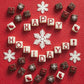 The Swiss Colony Happy Holidays Petits Fours Cakes - Gourmet Cake Assortment with Chocolate, Layer Cakes, and Jam - Christmas De