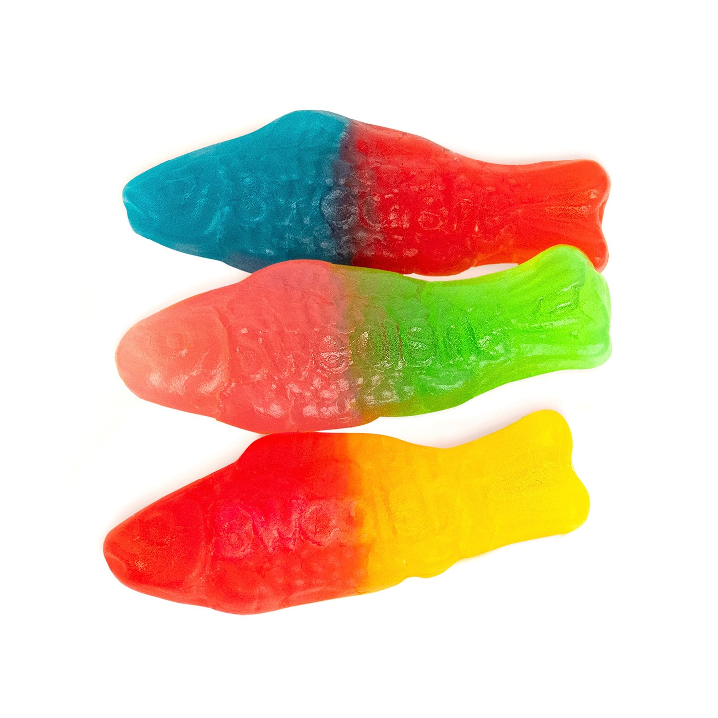 Swedish Fish Tails 2 Flavors In 1 Soft & Chewy Candy, Bulk Candy, 12 - 3.6 Oz Bags