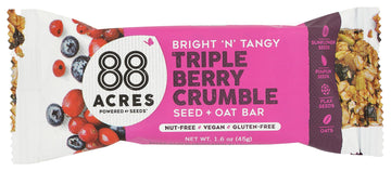 88 Acres, Triple Berry Blend Seed Bar, 16 Ounce
