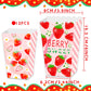 Jevenis 12 Pcs Strawberry Party Favor Popcorn Boxes Summer Strawberry Boxes Goodies Boxes Treat Box For Berry One Strawberry Bir