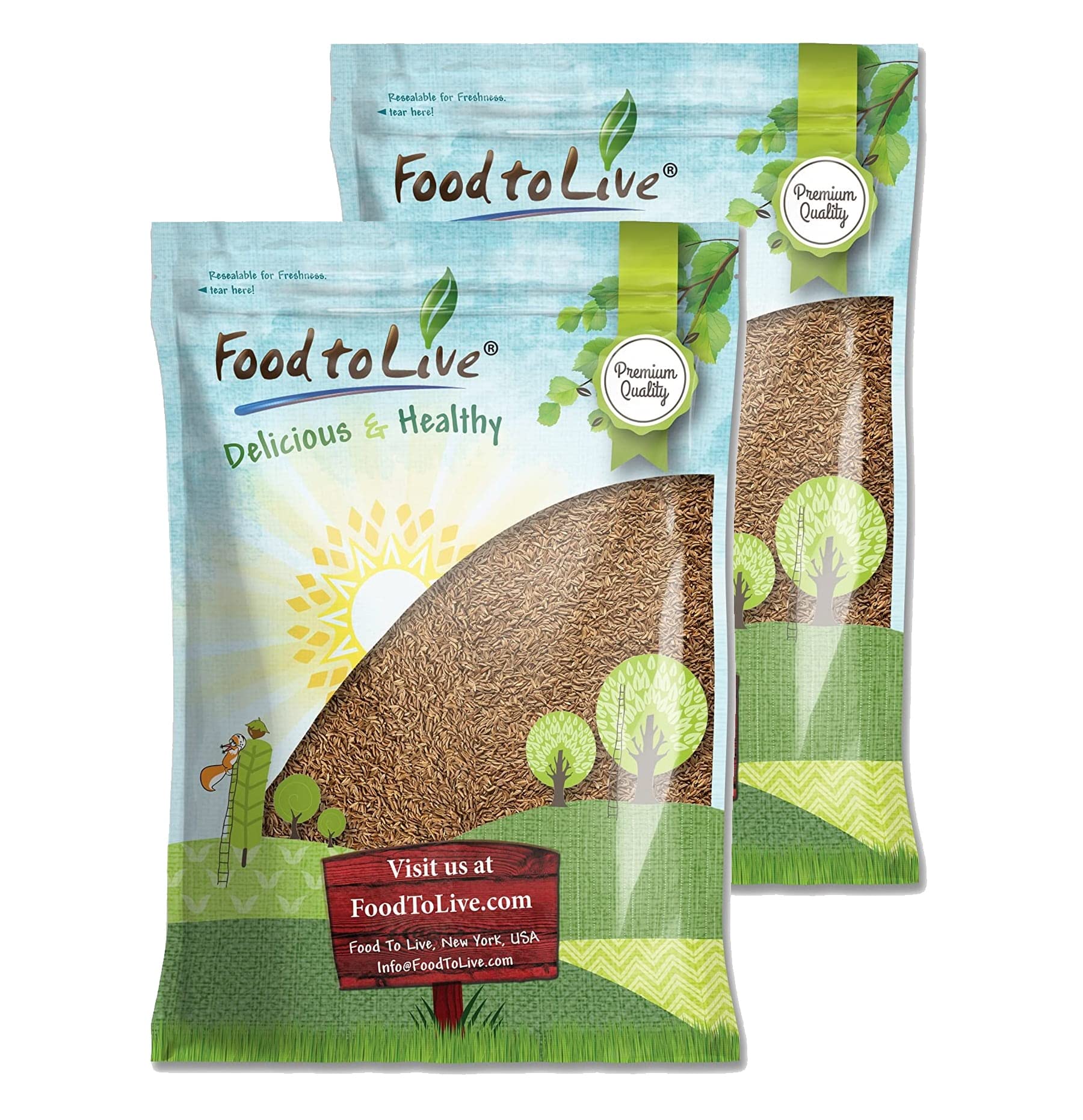 Food to Live - Caraway Seeds, 10 Pounds Whole Raw Dried Caraway Seeds, Kosher and Vegan, Bulk Savory Spice. Rich in Dietary Fibe
