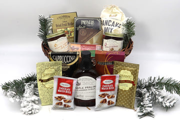 Gift Basket Village - Country Christmas Breakfast Basket - A Christmas Morning Breakfast Kit Friends Or Family (Medium), 9 Pound