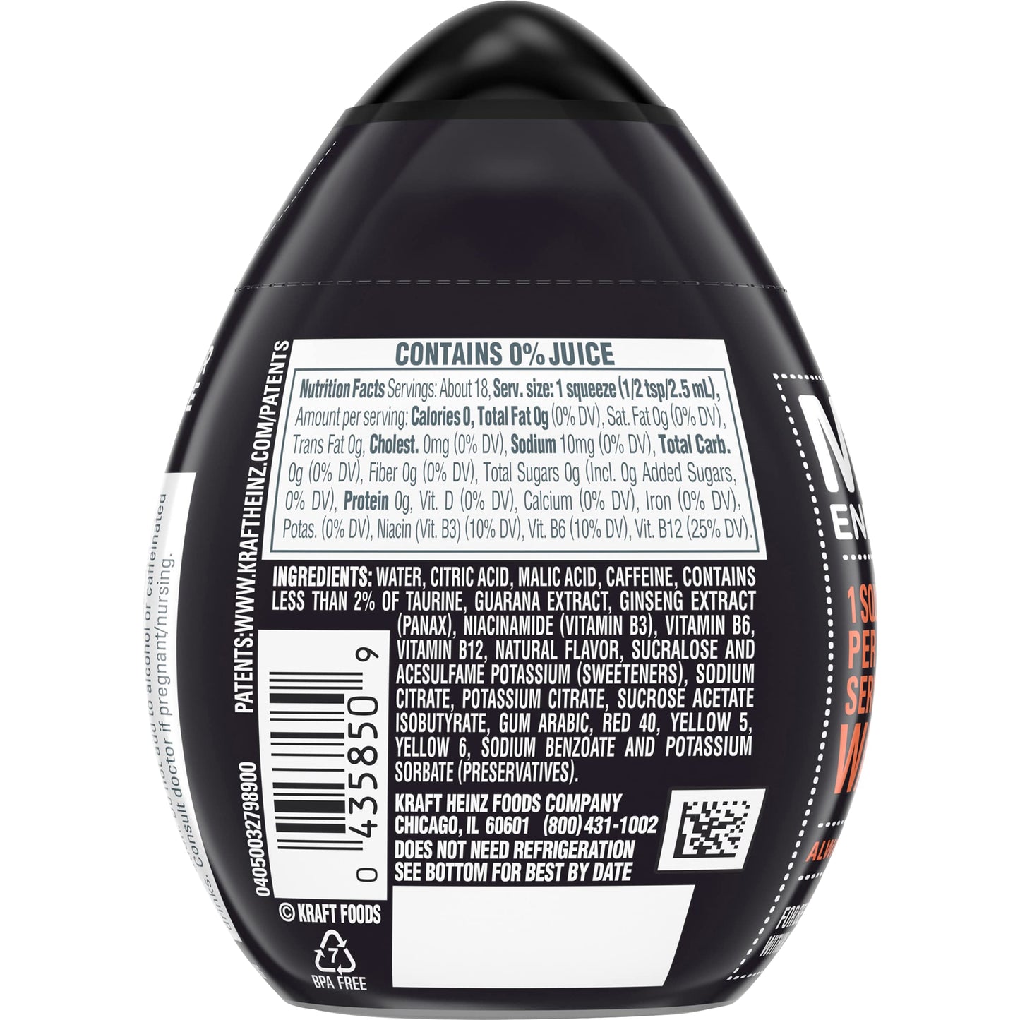 Mio Energy Liquid Water Enhancer, Tropical Fusion, 1.62 Fl Oz, Pack of 4