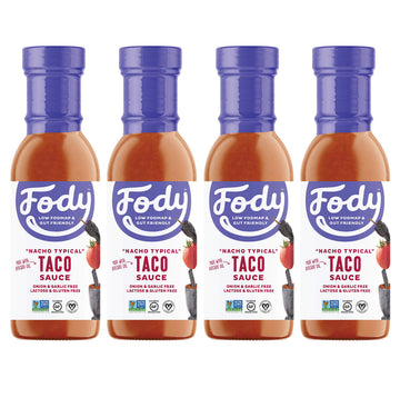 Fody Nacho Typical Taco Sauce, 8.5 Ounce, Gluten-Free, Pack of 1