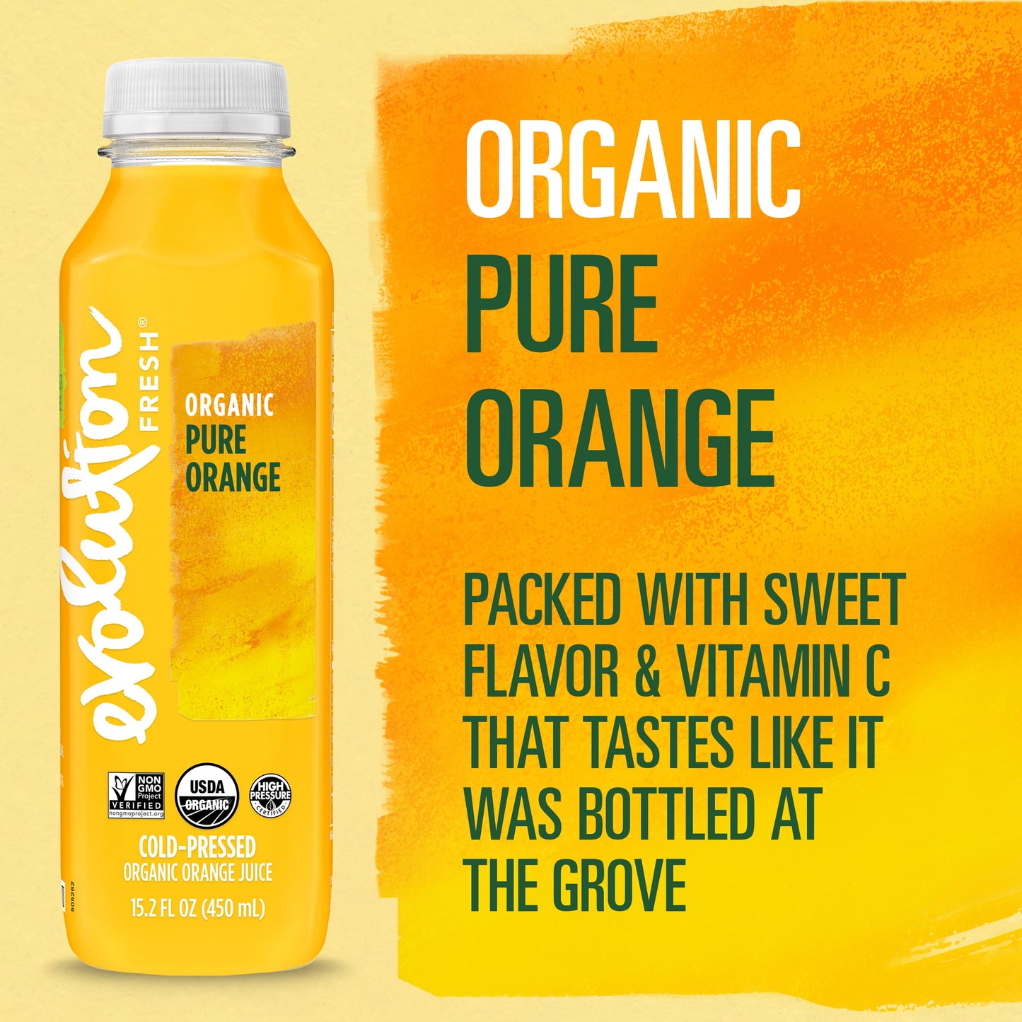 Evolution, Fresh Juice Orange, 15.2 Fl Oz Bottle