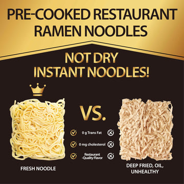 Oscallion Ramen Kit - Spicy Instant Soup Mix, 1 Serving, 1 Count