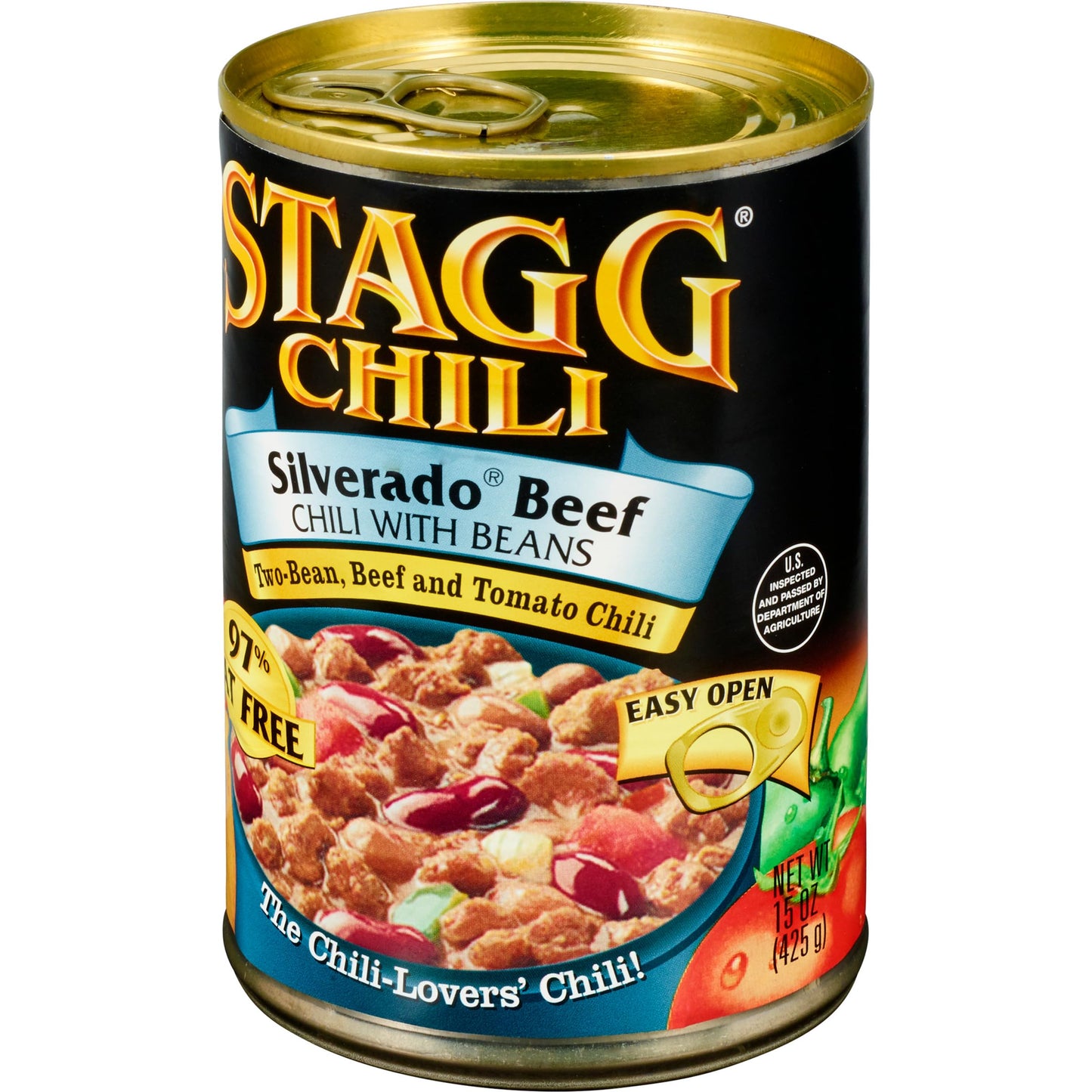 STAGG Silverado Beef Chili with Beans, 15 Ounce (Pack of 12)
