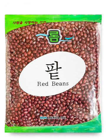 ROM AMERICA Whole Raw Dried Adzuki Red Beans - 32 Ounce (Pack of 1) for Soups, Salads, Desserts, and Asian Cooking