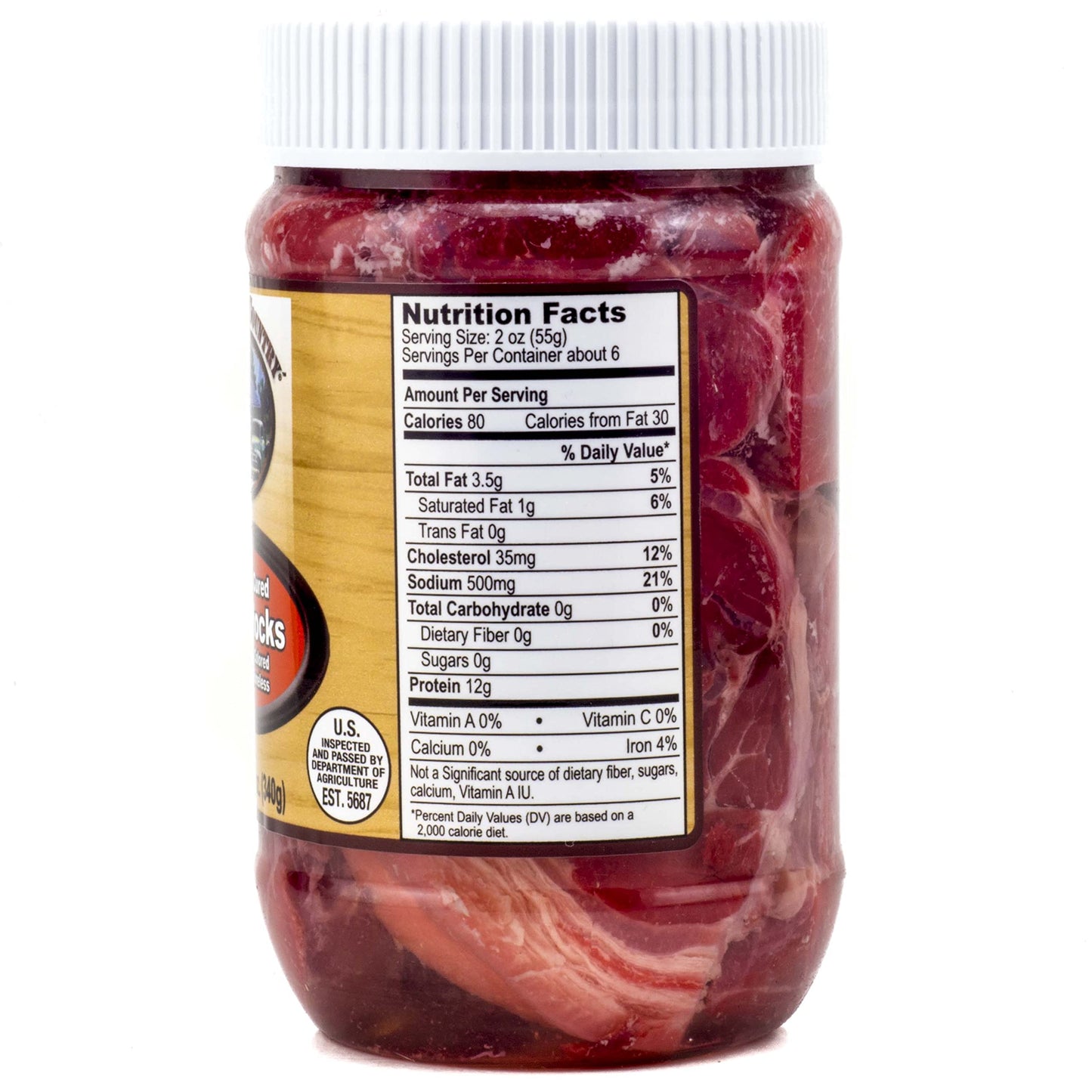 Backroad Country Pickled Cured Pork Hocks 12 Ounces Pack Of 2