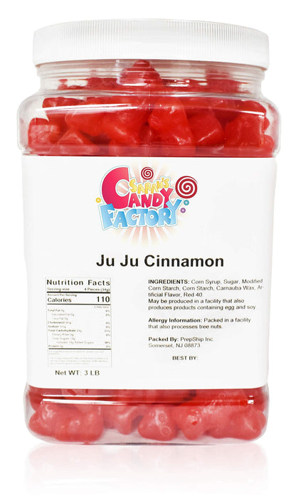 Sarah s Candy Factory Licorice Bears Ju Ju in Jar (Cinnamon), 3 Lbs