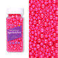 Cobakey Pink Sprinkles For Cake Decorations 3.52 Ounce Edible Pearl Sugar Sprinkles For Cupcake Toppers Wedding Party Valentines