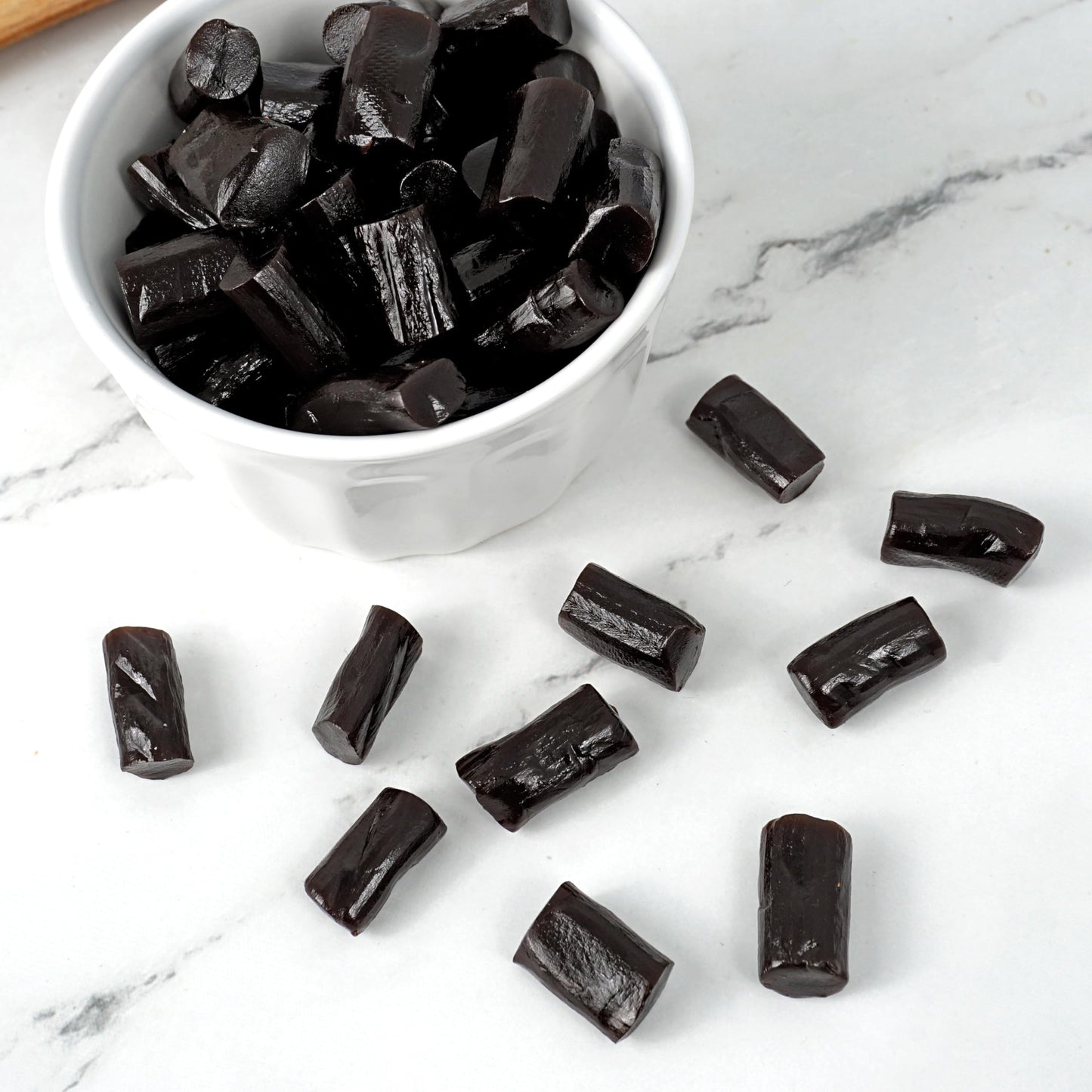 Finnska Sugar Free Black Licorice, 1 Pound Bulk Bag, Sugar Free Candy, Soft Chewy Licorice
