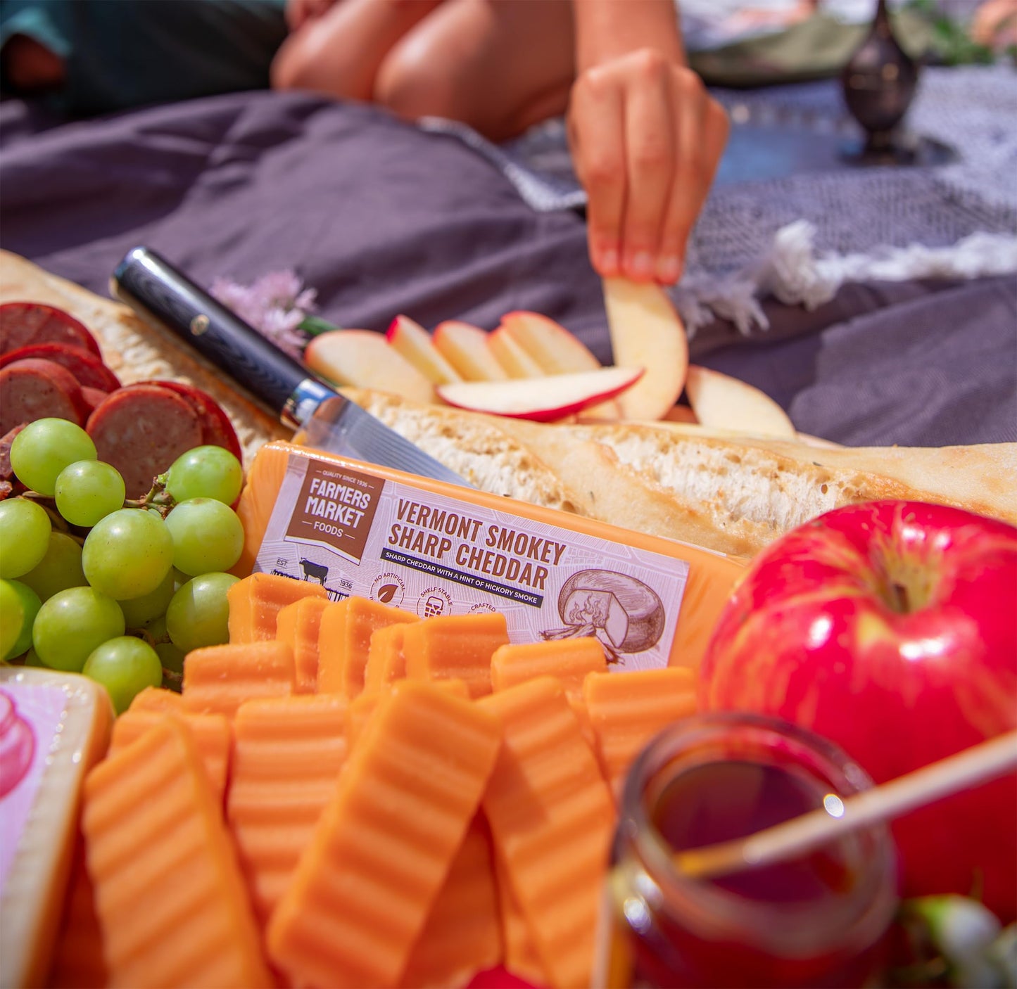 Farmers Market, Gluten Free, Keto, Paleo, Low Sodium, Zero Sugar, Wisconsin Cheese Gift Sets, 3-Pack, Alpine Baby Swiss