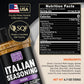 Italian Seasoning Blend Onion Powder Mix - Gluten Free & Low Sodium Pizza Seasoning For Bruschetta & Spaghetti. Mediterranean Sw